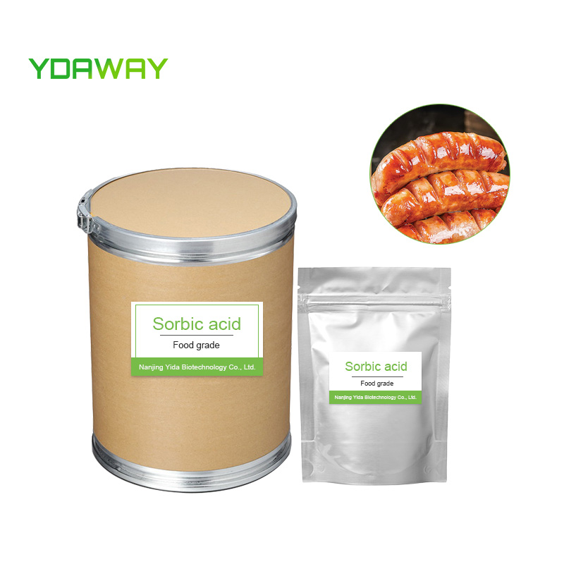 Ydaway Food Grade Powder E200 C6H8O2 Price Sorbic Acid