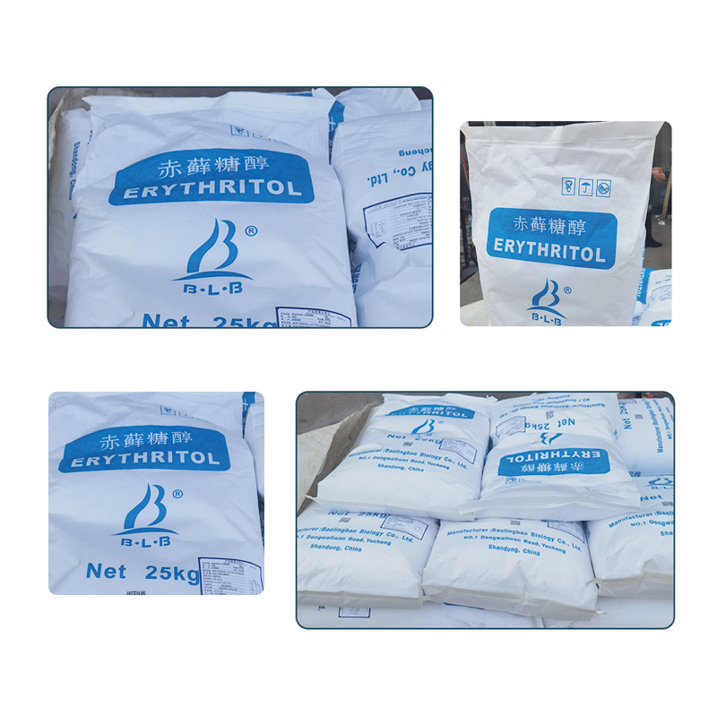 Natural organic pure sweetener Erythritol powder price manufacture with halal/kosher 30-60 mesh