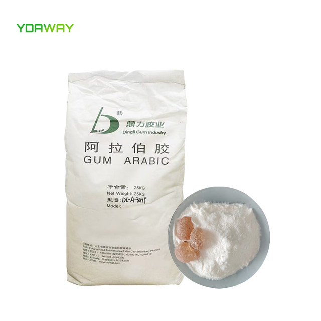 YDAWAY Manufacturer Food Grade Thickeners Gum Arabic Powder Arabic Gum Raw Chemicals Sudan Price