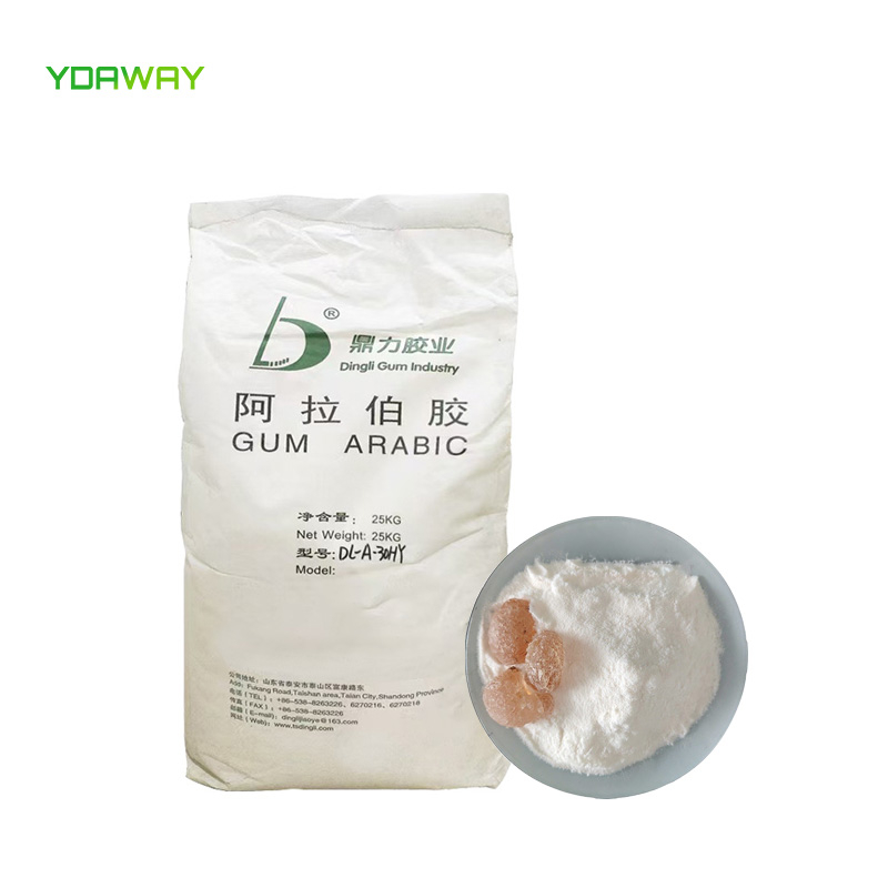 YDAWAY Manufacturer Food Grade Thickeners Gum Arabic Powder Arabic Gum Raw Chemicals Sudan Price