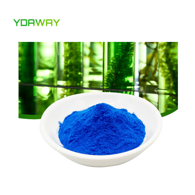 Natural Pigment E18 Organic Blue Spirulina Powder Algae Extract Food Grade Phycocyanin