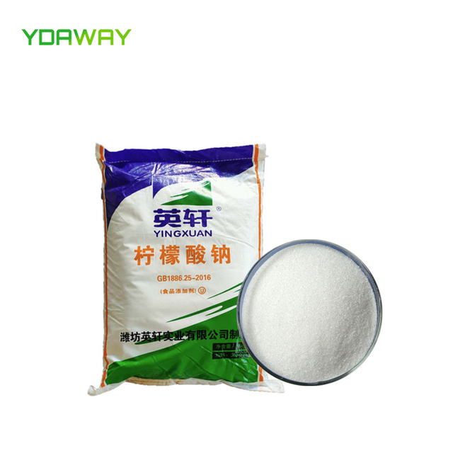 SUNWAY 99% Pure Food Grade Acidity Regulator Sodium Citrate Powder 25KG Bulk