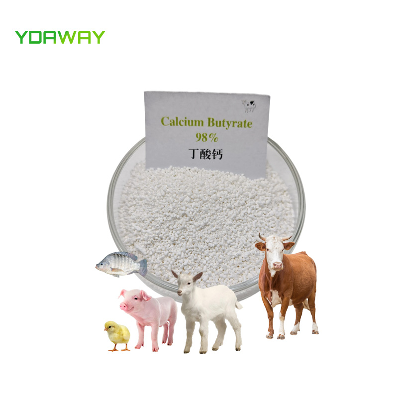 Factory Supply 98% 50% 90% Calcium Butyrate Feed Additive Butyric Acid Calcium Salt Cas 5743-36-2 Calcium Butyrate