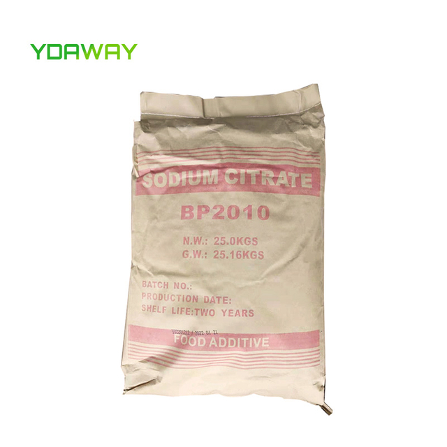 Food Additive Supplier Food Grade Sodium Citrate Trisodium Citrate Powder