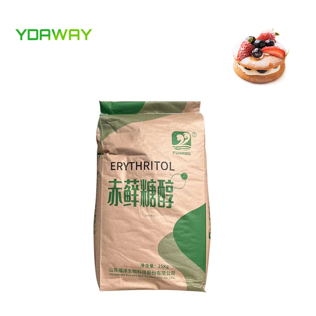 SUNWAY Food Grade Sweetener Erythritol Powder 25Kg Packaged in Bag in Stock