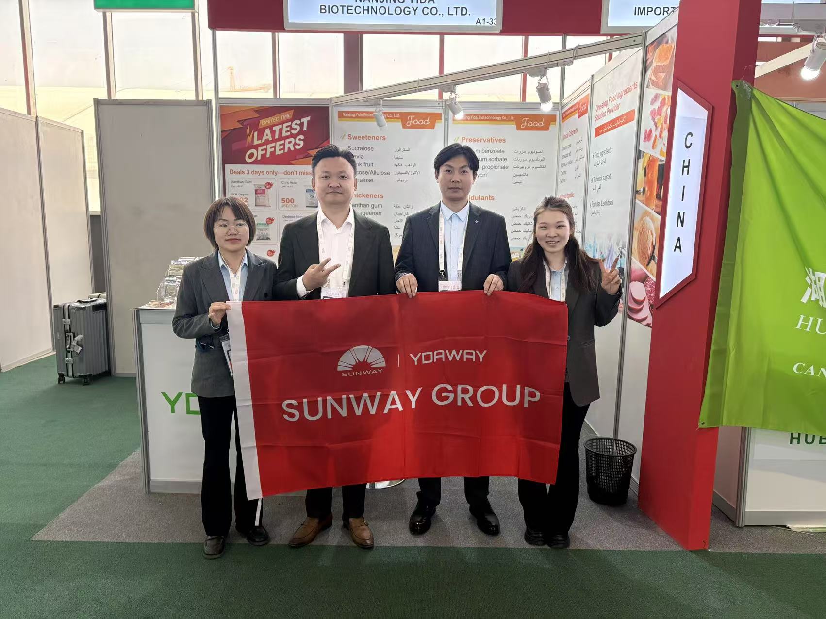yida team photo at Saudi Food Expo 2025