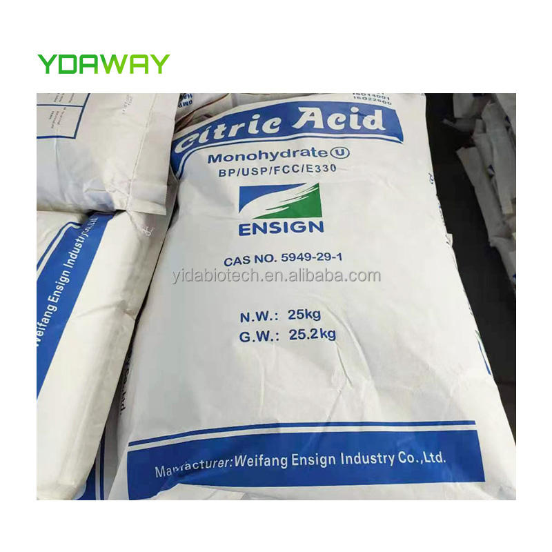 Factory Price High Quality Anhydrous mono Citric Acid Monohydrate CAS No. 5949-29-1 Food Grade