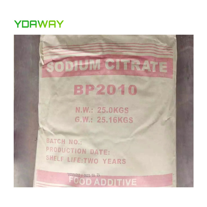 Food Additive Supplier Food Grade Sodium Citrate Trisodium Citrate Powder