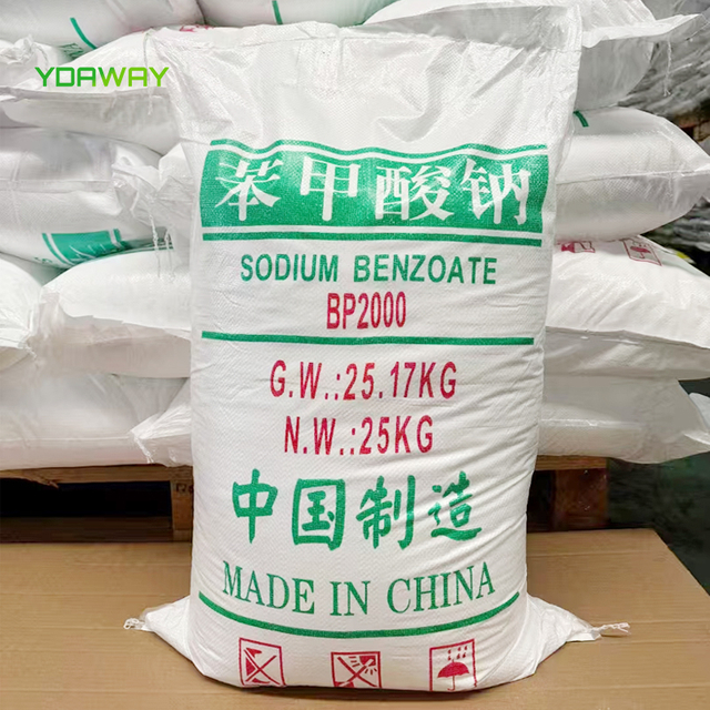 SUNWAY Factory Price Preservative White Powder Sodium Benzoate E211 25kg/Bag