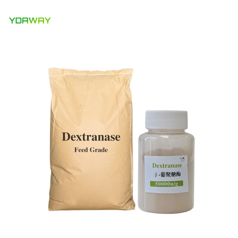 Feed Additives 25kg Bag 50000u/g Beta Dextranase Enzyme Powder for Enhance Immunity